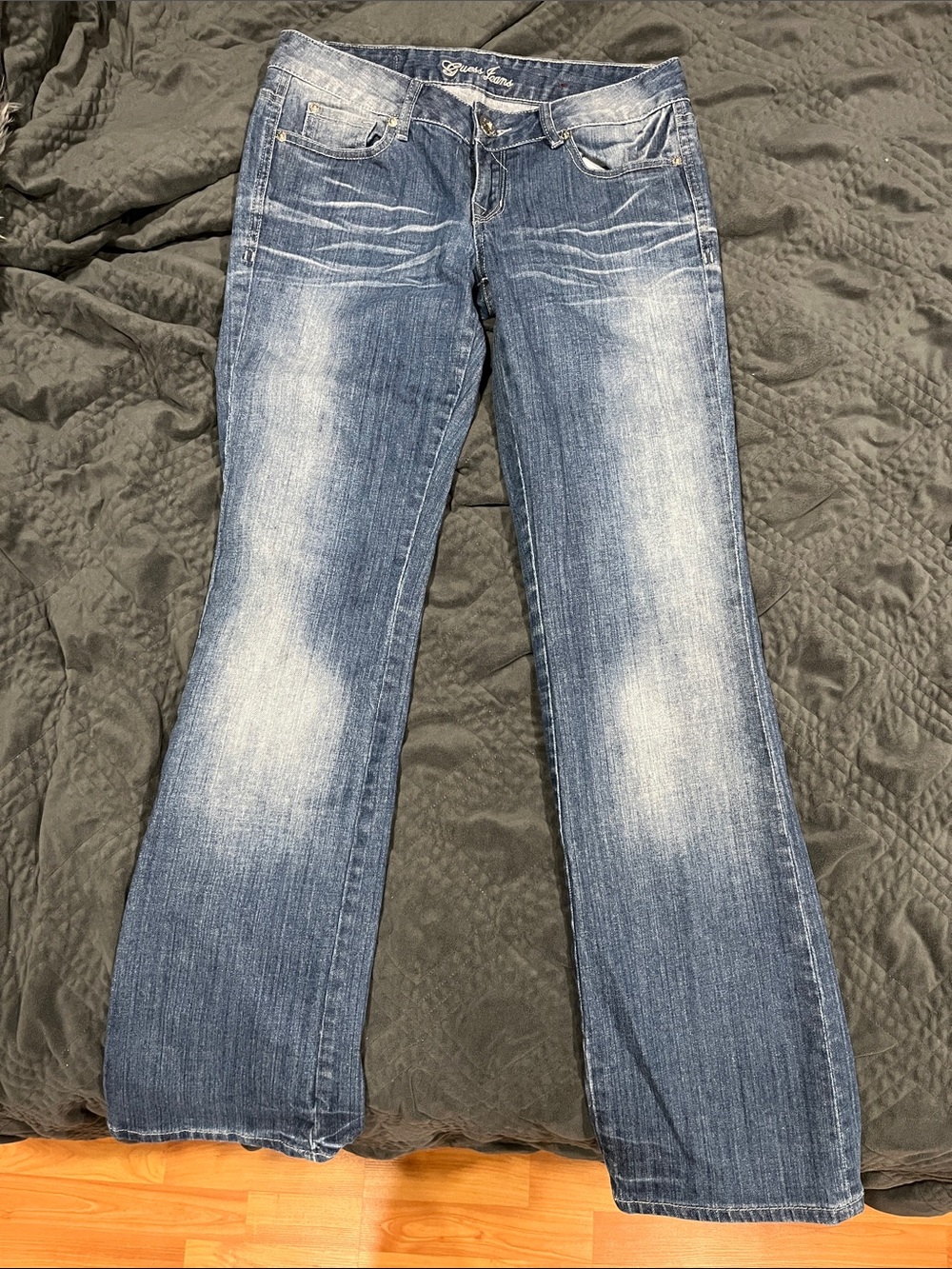 Guess Light Wash Blue Flare Jeans